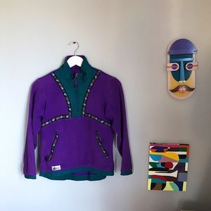 Vintage MEC Fleece Pullover Size 14 Girls